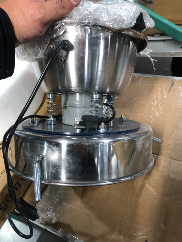 Photo 3 of Flour Sifter,60 Mesh Electric Sieve Shaker/Automatic Vibrating Sieve Machine/Food Industrial Stainless Steel Sifter for Granule Powder Grain