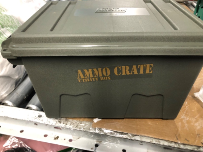 Photo 2 of MTM ACR4-18 Ammo Crate Utility Box,Green,Medium Ammo Crate + Ammo Storage Can