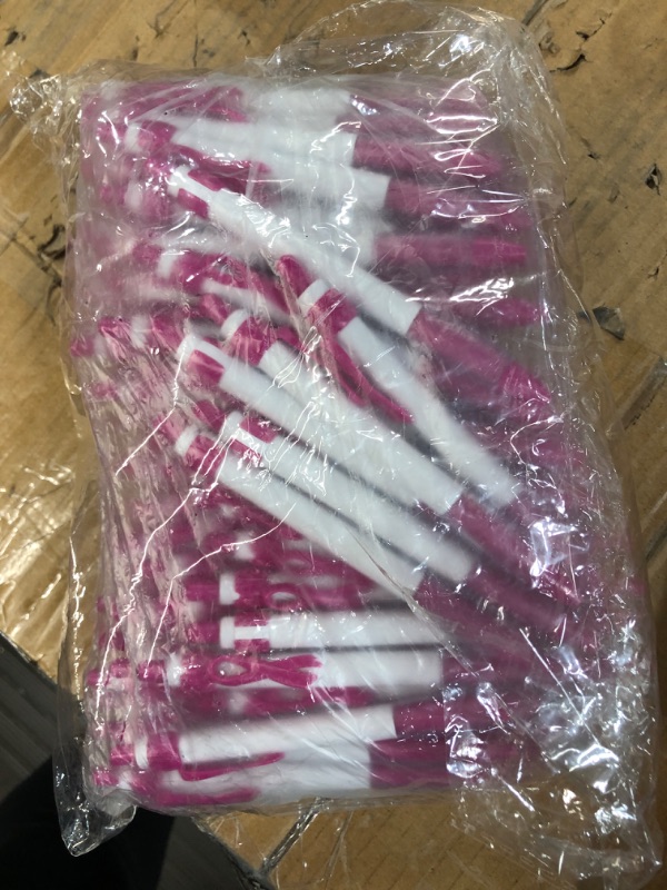 Photo 3 of Breast Cancer Awareness Pens, 100 Pcs Pink Ribbon Pens Bulk, Black Ink Retractable Ballpoint Pens for Breast Cancer Awareness Items Office Supplies Women Girls Gift Pen Style(100pcs)