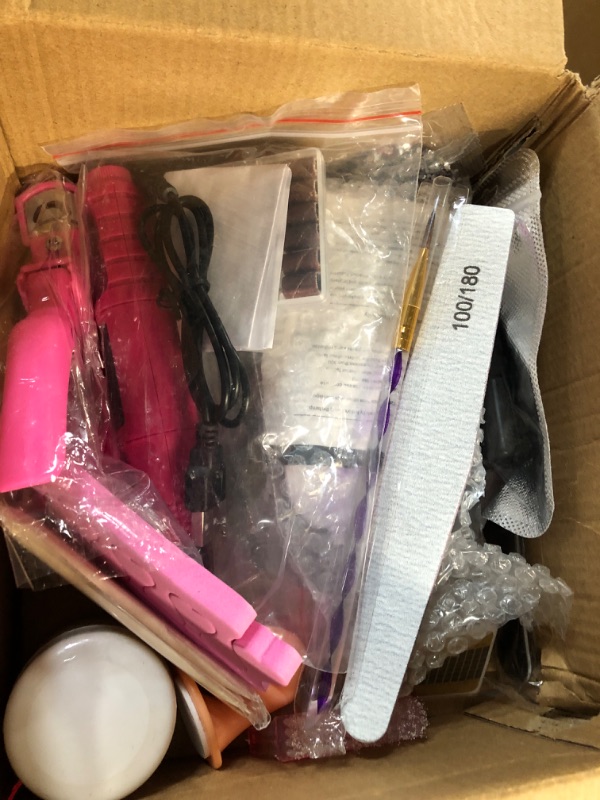 Photo 3 of *MISSING NAIL LAMP*
Acrylic Nail Kit Nail Lamp Nail Drill Acrylic Powders and Liquid Monomer Clear 