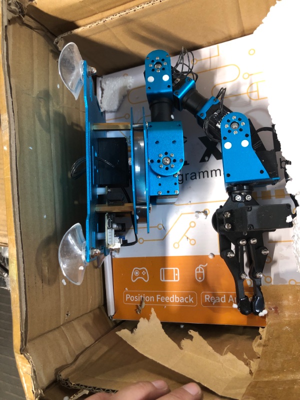 Photo 2 of HIWONDER ArmPi FPV Robot Arm Kit Raspberry Pi 6DOF AI Vision Programming Robot ROS Open Source for Adults (Standard Kit)