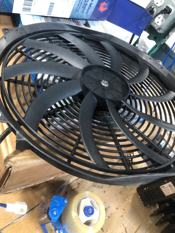 Photo 4 of Flex-a-lite Flex-Wave LoBoy Electric Fan (Puller), 16" (238)