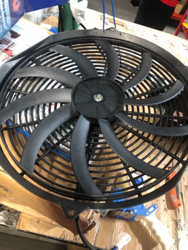 Photo 2 of Flex-a-lite Flex-Wave LoBoy Electric Fan (Puller), 16" (238)