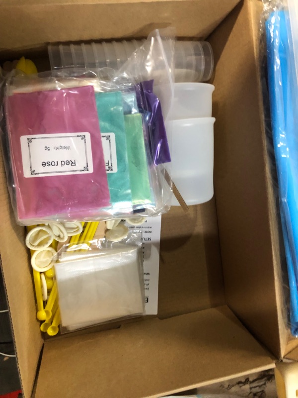 Photo 1 of Teexpert Epoxy Resin Kit for Beginners, Resin Kit with Coaster Molds, Silicone Molds Kit, Crystal Clear Art Resin, Casting & Coating for DIY Resin Coasters 16 FL.OZ