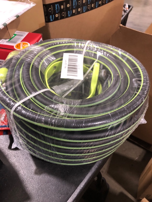 Photo 2 of Grace Green Garden Hose,Hybrid 5/8 in.×75FT Water Hose, Both End Swivel, Heavy Duty, Light Weight, Flexible 75' (feet)