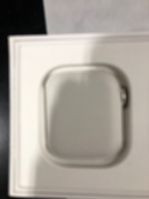 Photo 1 of Apple Watch Series 8 [GPS 45mm] Smartwatch with Starlight Aluminum Case with Starlight Sport Band M/L. Fitness Tracker