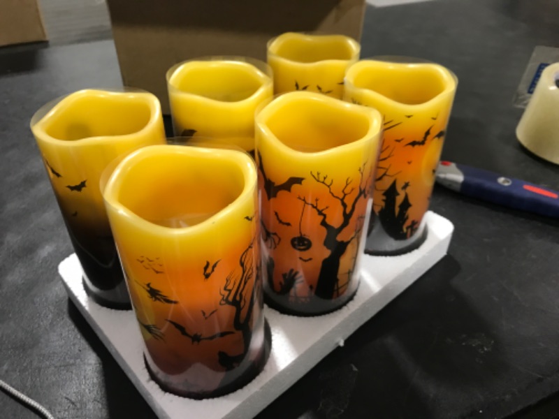 Photo 1 of 6 Pack Flameless candles 