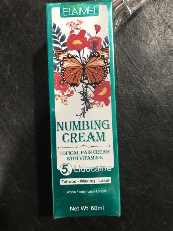 Photo 2 of 1PC Numbing Cream Tattoo, 6-8 Hours Maximum Strength Painless Cream, Tattoo Cream for Piercing, Waxing, Microneedling/Long-Lasting
