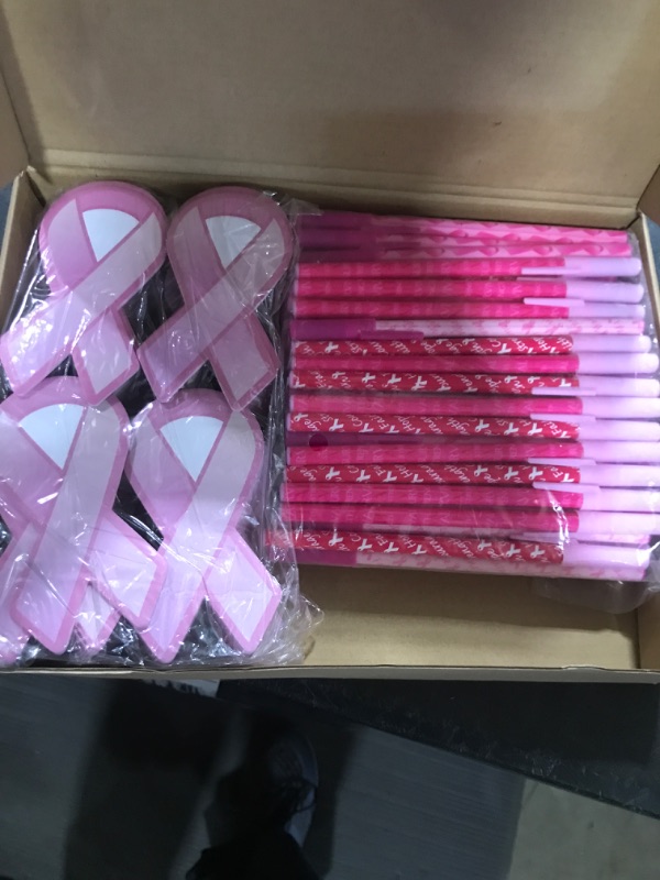 Photo 1 of 200pc Breast Cancer Awareness Swag