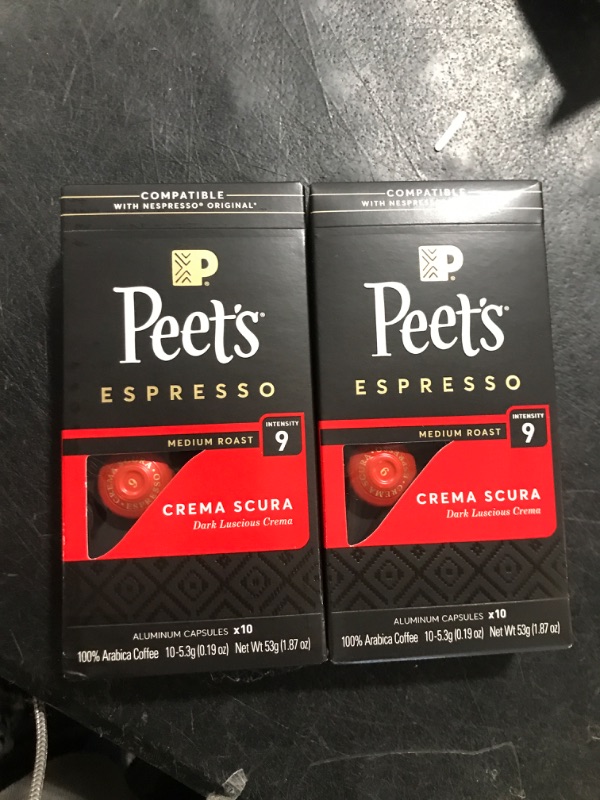 Photo 2 of 2 Pack Peet S Coffee Espresso Capsules Crema BB 5/7/2024