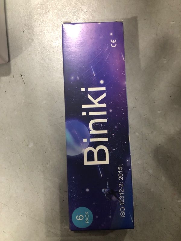 Photo 2 of Biniki Solar Eclipse Glasses NASA Approved 2024 - CE & ISO Certified Safe Shades for Direct Sun Viewing for Solar Eclipse (6 Packs)