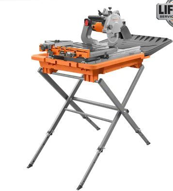 Photo 1 of 12 Amp 8 in. Blade Corded Wet Tile Saw with Extended Rip
