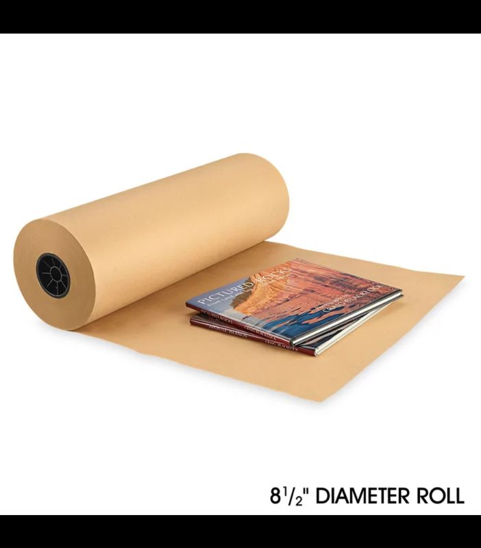 Photo 1 of 25 lb Kraft Paper Roll - 24" x 900'
