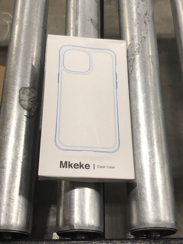 Photo 2 of Mkeke For IPhone 14 Case & IPhone 13 Case Clear, New Designed Slim Phone Case IPhone 13 & 14 With Protective Bumper For Apple IPhone 14 / IPhone 13 6.1'' [Anti Yellowing] [Military Grade Protection]
