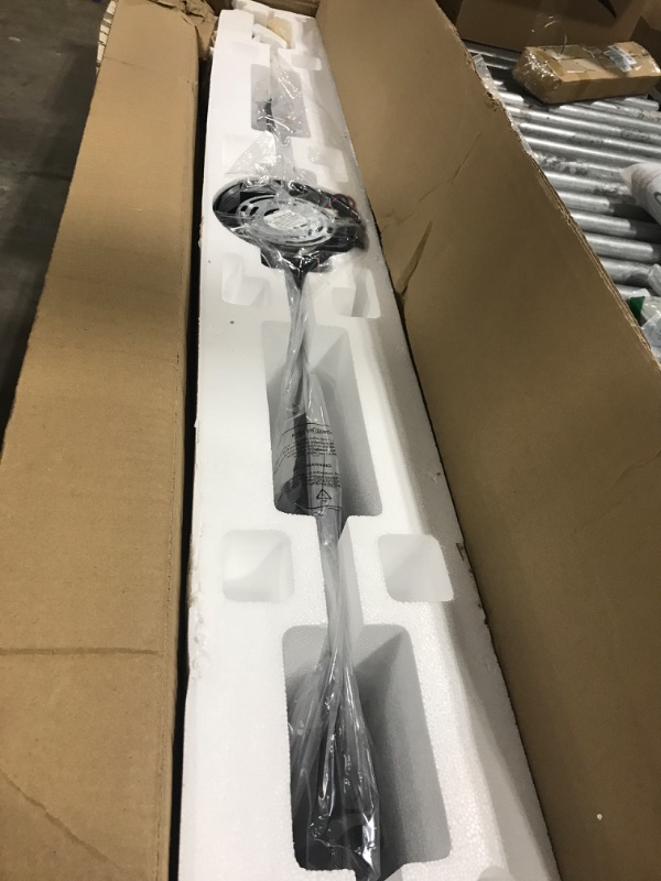 Photo 1 of VidaLite LED Track Fixture 7W Five Bulb Fixed Rail Ceiling Lighting with Rotating Heads 3000K Modern Interior Spotlight for Kitchen Art and Living Room, 2450 Lumens, 5, Black Track Black 5 Bulb