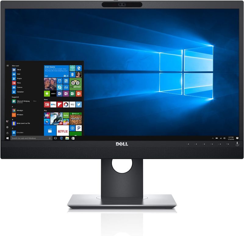 Photo 1 of Dell P2418HZm 20" FHD 1080i Monitor for Video Conferencing - P Series,black/silver
