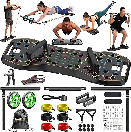 Photo 1 of **PUSHUP BOARD ONLY** LALAHIGH Portable Home Gym System: Large Compact Push Up Board