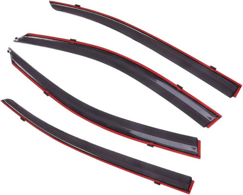 Photo 1 of  Side Window Deflector Black,4-Piece Fits 2013-2017 for Honda Accord
