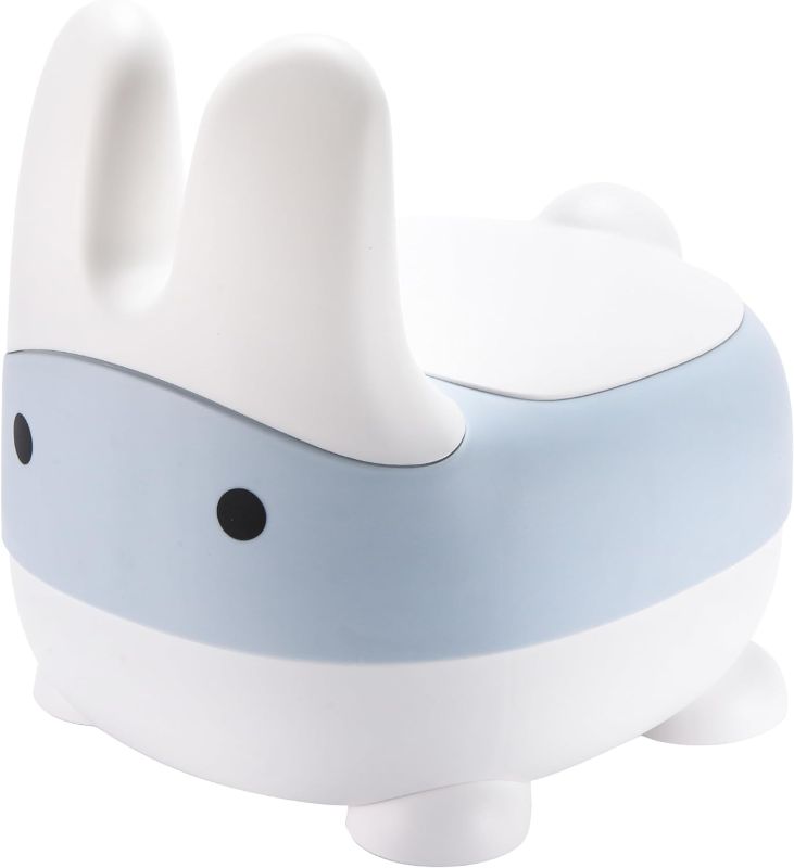 Photo 1 of Childlike Behavior Potty Training Toilet Seat - Portable Travel Chair for Toddlers, Infants, and Small Boys & Girls - Step Set for Summer Kids - Mini Lid Ring and Comfortable Seats for Babies - Blue
