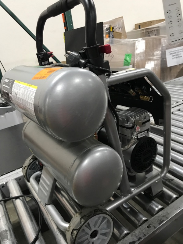 Photo 1 of 4.5 Gal. Portable Electric-Powered Silent Air Compressor