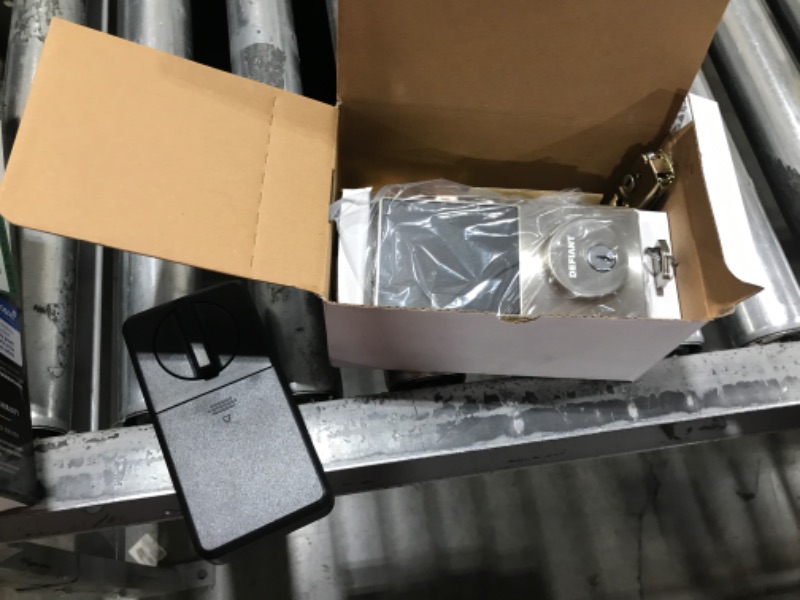 Photo 1 of WiFi Smart Lock, Keyless Entry Door Lock with Touchscreen Keypad, Remotely Control, Easy to Install, WI-FI & Bluetooth Electronic Deadbolt Works with Alexa, Security Deadbolt Lock Idea for Front Door WI-FI Smart Lock Silver