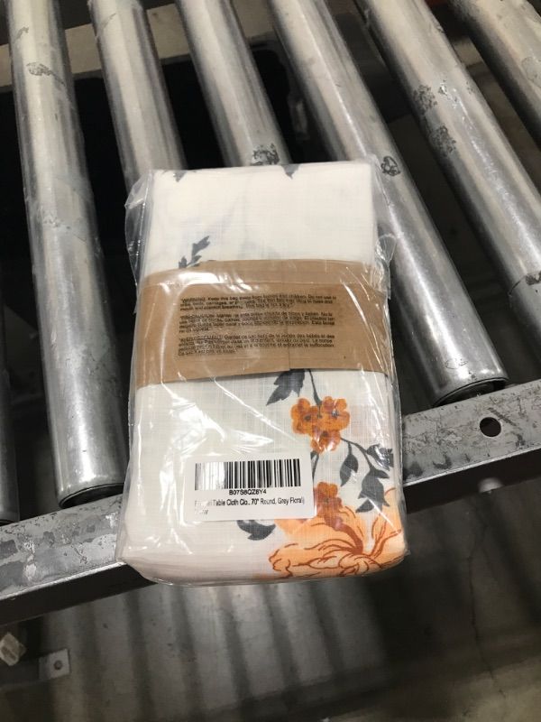 Photo 1 of RUVANTI Round Tablecloth 70 Inch, for 3-6 Feet Tables, Round Table Cover is Stain Resistant, Washable. Perfect for Indoor, Outdoor Tablecloth, Kitchen, Dining, Wedding, Parties - Multi Flower Multi Flower 70 Inch Round