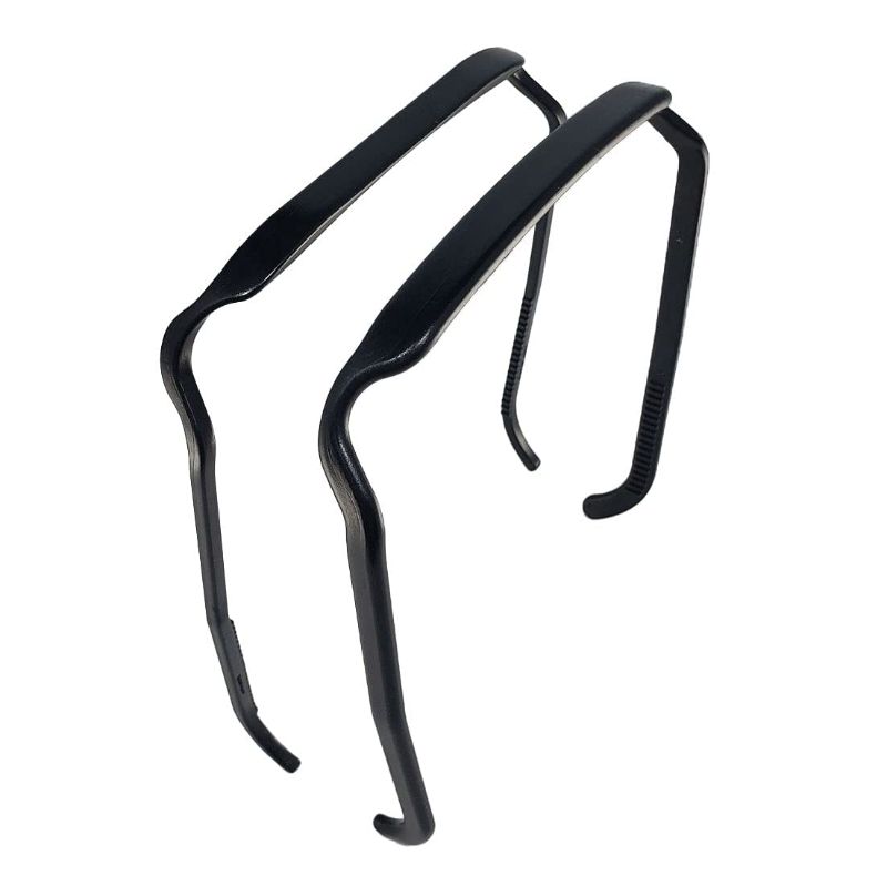Photo 1 of Zazzy Bandz Sunglasses Headband (Made in USA): Curly Thick Hair Headband - Medium & Large Size Glasses Headbands - The Viral Headband (Combo: Original + Relaxed, Black)

