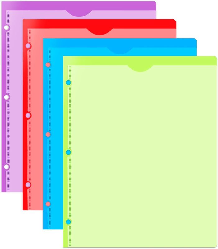 Photo 1 of Heavy Duty Plastic 4 Pocket Folders-4pcs
