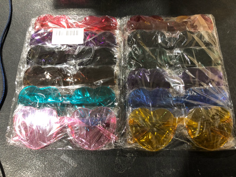 Photo 1 of 12 pairs heart glasses