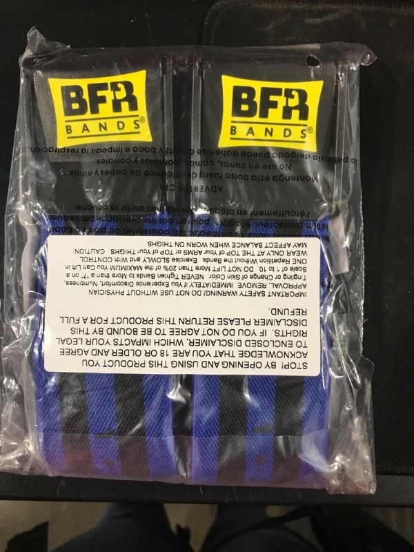 Photo 2 of BFR BANDS Blood Flow Restriction Bands for Arms Legs Glutes Occlusion Training, Gain Muscle Without Heavy Weight Lifting, Quick-Release Elastic Strap Pro Bands 2pk PRO