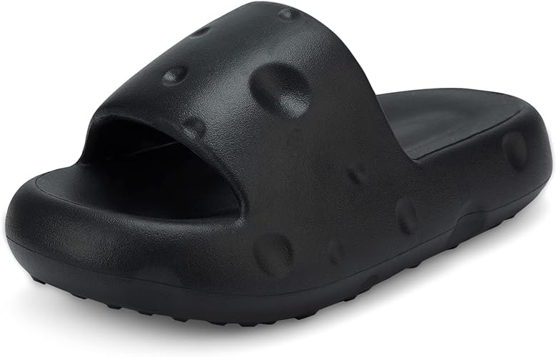 Photo 1 of incarpo Cheese Sandals Cheese Slides for Women Ultimate Comfort Soft Non-Slip Indoor Slippers Shower Shoes Cushioned Thick Sole 38-39
