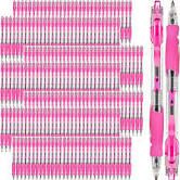 Photo 1 of 200 Pcs Breast Cancer Awareness Pens Pink Ribbon Pens Bulk Retractable Gel Roller Ball Pen Fine Point Gel Ink Pens Breast Cancer Accessories for Women Girls Gift