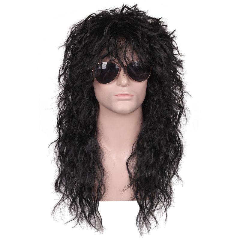 Photo 1 of 80's Hair Metal Wig- Black