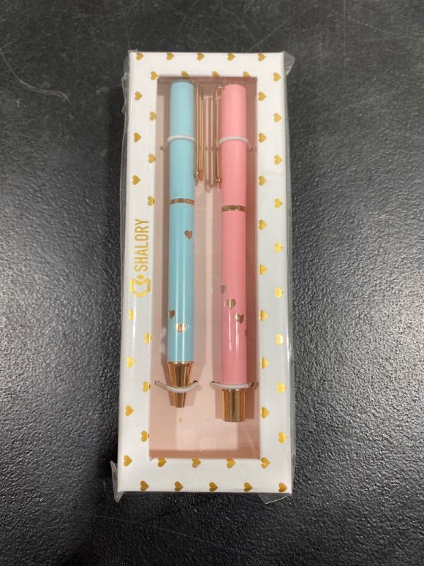 Photo 1 of SHALORY Cute Ballpoint Pen & Roller Ball Pen Christmas Gifts Thanksgiving Gifts Box Black Ink Metal Pens for School/Office Supplies for Girl Birthday Gifts Girlfriend Couples Mom Lady Boss