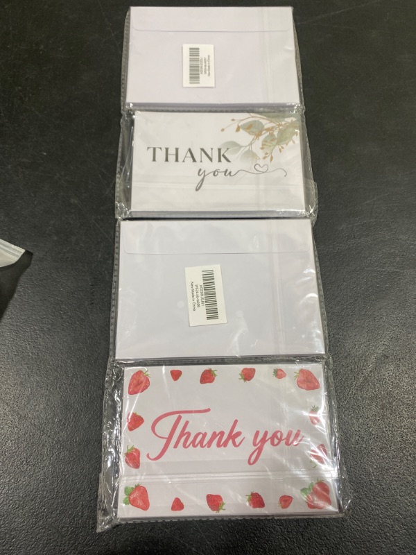 Photo 1 of 2 PACK- THANK YOU CARDS