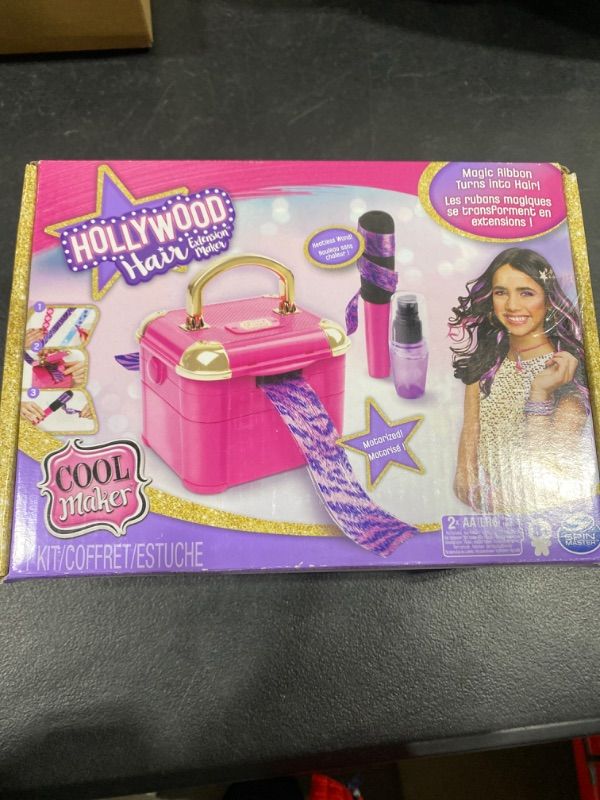 Photo 2 of Cool Maker, Hollywood Hair Extension Maker for Girls with 6 Bonus Extensions (18 Total) and Accessories, Amazon Exclusive Hollywood Hair w/ Bonus AMZX