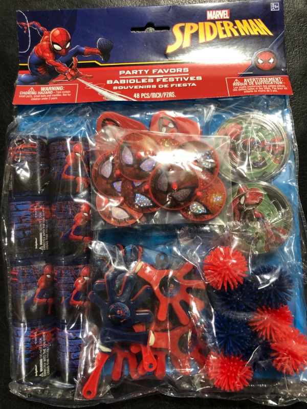 Photo 2 of AmScan Spider-Man Favor Value Pak