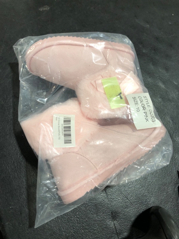 Photo 1 of KIDS PINK BOOTS SIZE 10