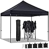 Photo 1 of 10x10 Pop Up Canopy Tent (Black)