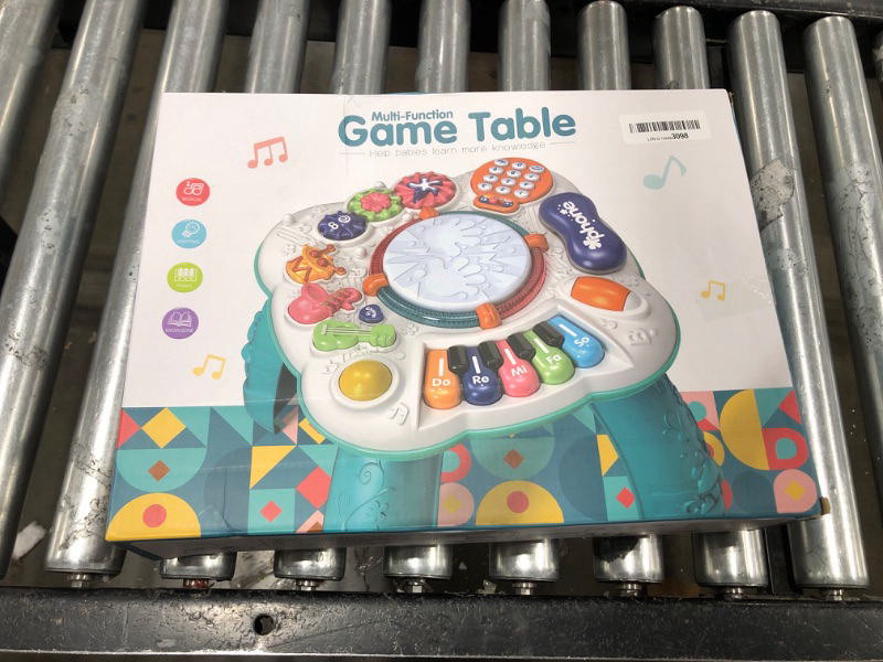 Photo 1 of BACCOW Baby Toys, Activity Table for Baby 6 to 12-18 Months, Learning Musical Toddler Toys for 1 2 3 Year Old Boys Girls Gifts Learning Musical Table