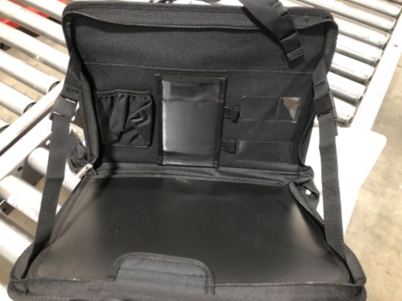 Photo 1 of ANUINIT 3 in 1 Steering Wheel Tray with Phone Pouch, Steering Wheel Eating Tray, Car Trays for Eating, Steering Wheel Desk for Laptop, Tablet, iPad Or Food, Car Food Tray, Car Tray Table for Driver Large
