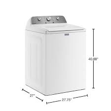 Photo 1 of Maytag 4.5-cu ft High Efficiency Agitator Top-Load Washer (White)
