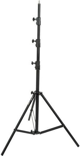 Photo 1 of Impact Air Cushioned Heavy Duty Light Stand, Black - 13' 
