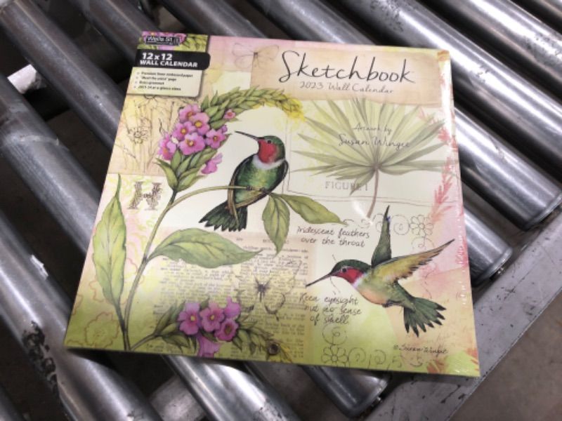 Photo 2 of WSBL Sketchbook 2023 12X12 Wall Calendar (23997001739)