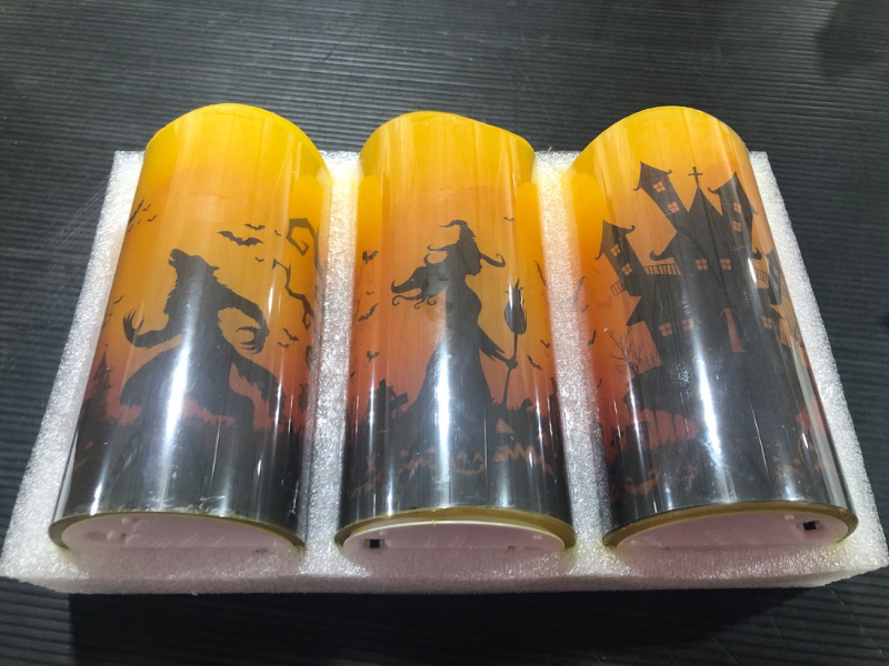 Photo 1 of 3PCS FLAMELESS CANDLES