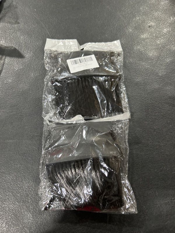 Photo 1 of 2 Pack - Car Detailing Brushes,Long Hair Wide Handle Brushes Auto Interior Detail Cleaning Dust Removal Brush for Car Interior, Air Vents, Dashboard, Emblems,Scratch Free 1pcs Black
