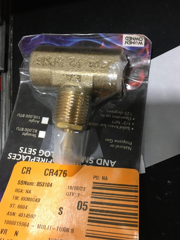 Photo 2 of 1/5 in. Brass Screw-On Multi-Turn Valve
