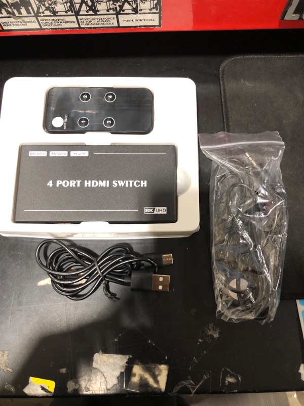 Photo 1 of 8K HDMI SWITCH WITH REMOTE