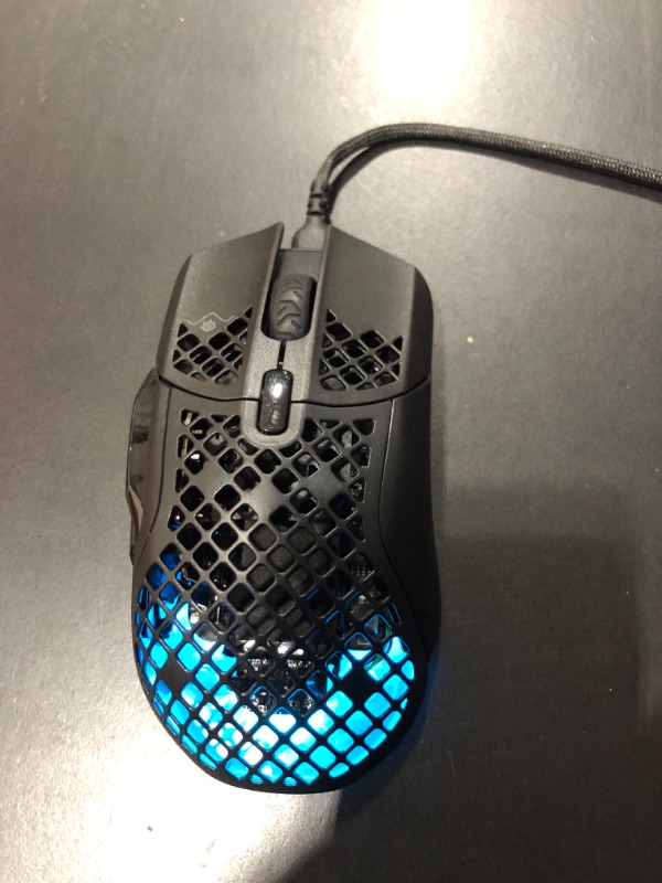 Photo 2 of Aerox 5 Ultra Lightweight Honeycomb Water Resistant Wireless RGB Optical Gaming Mouse 