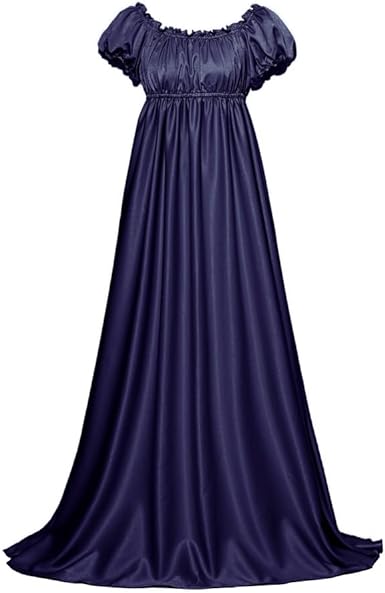 Photo 1 of Daphne Costume Dress for Women Vintage Regency Dress Victorian Ball Gown High Waistline Jane Austen Dress, XXL/XXXL
